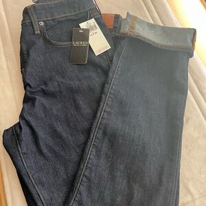 Lauren Ralph Lauren Womens Indigo Straight Jeans